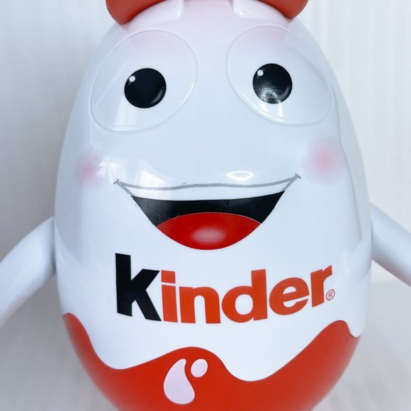 Kinder Surprise Egg Man Kinderino 9'' Figure Container Baseball Blue Bunny Plush - Picture 7 of 13